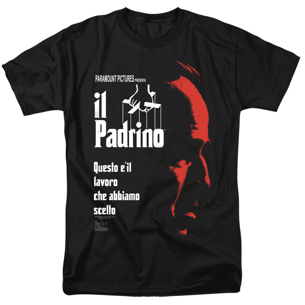 Godfather Italian Profile Mens T Shirt Black Officially Licensed