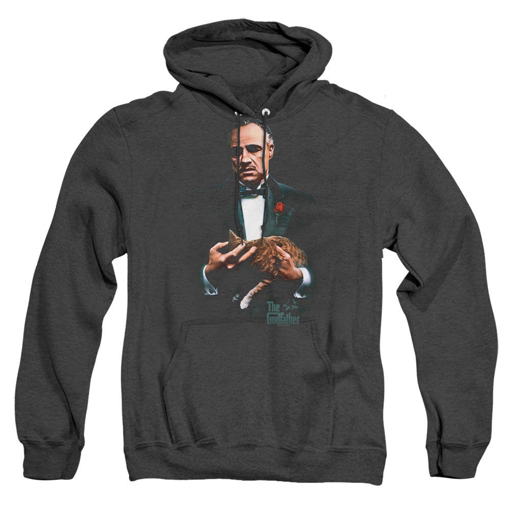 Godfather Painted Poster Heather Mens Hoodie Black Officially Licensed