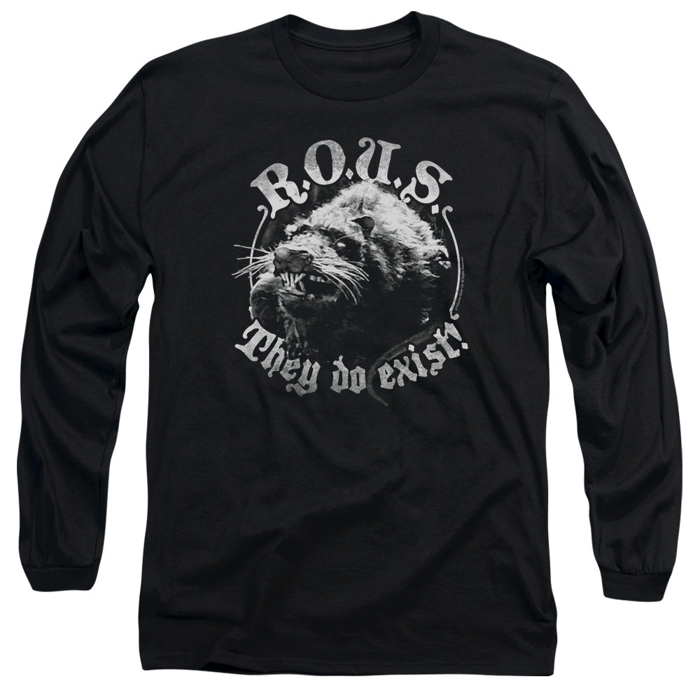 The Princess Bride They Do Exist Mens Long Sleeve Shirt Black Officially Licensed