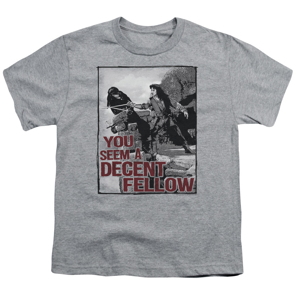 The Princess Bride Fellow Kids Youth T Shirt Athletic Heather Officially Licensed
