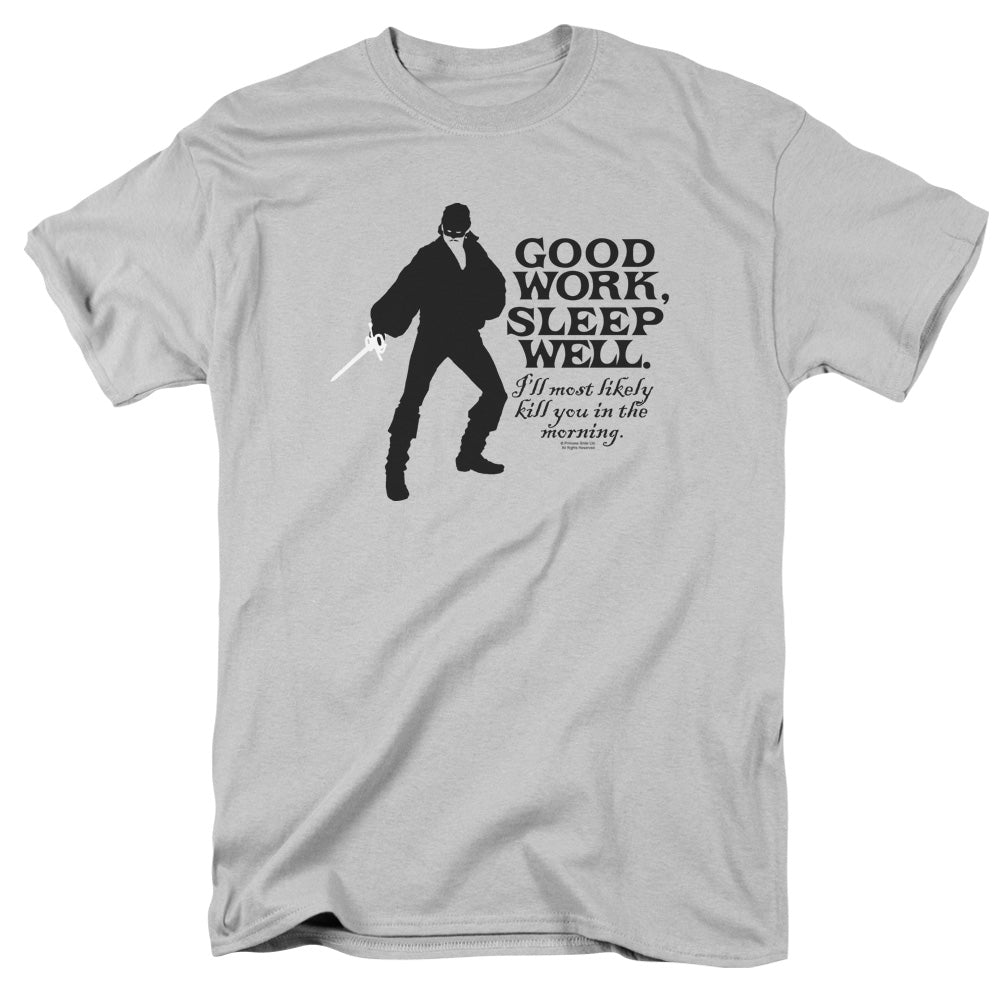 Princess Bride Good Work Mens T Shirt Silver Officially Licensed