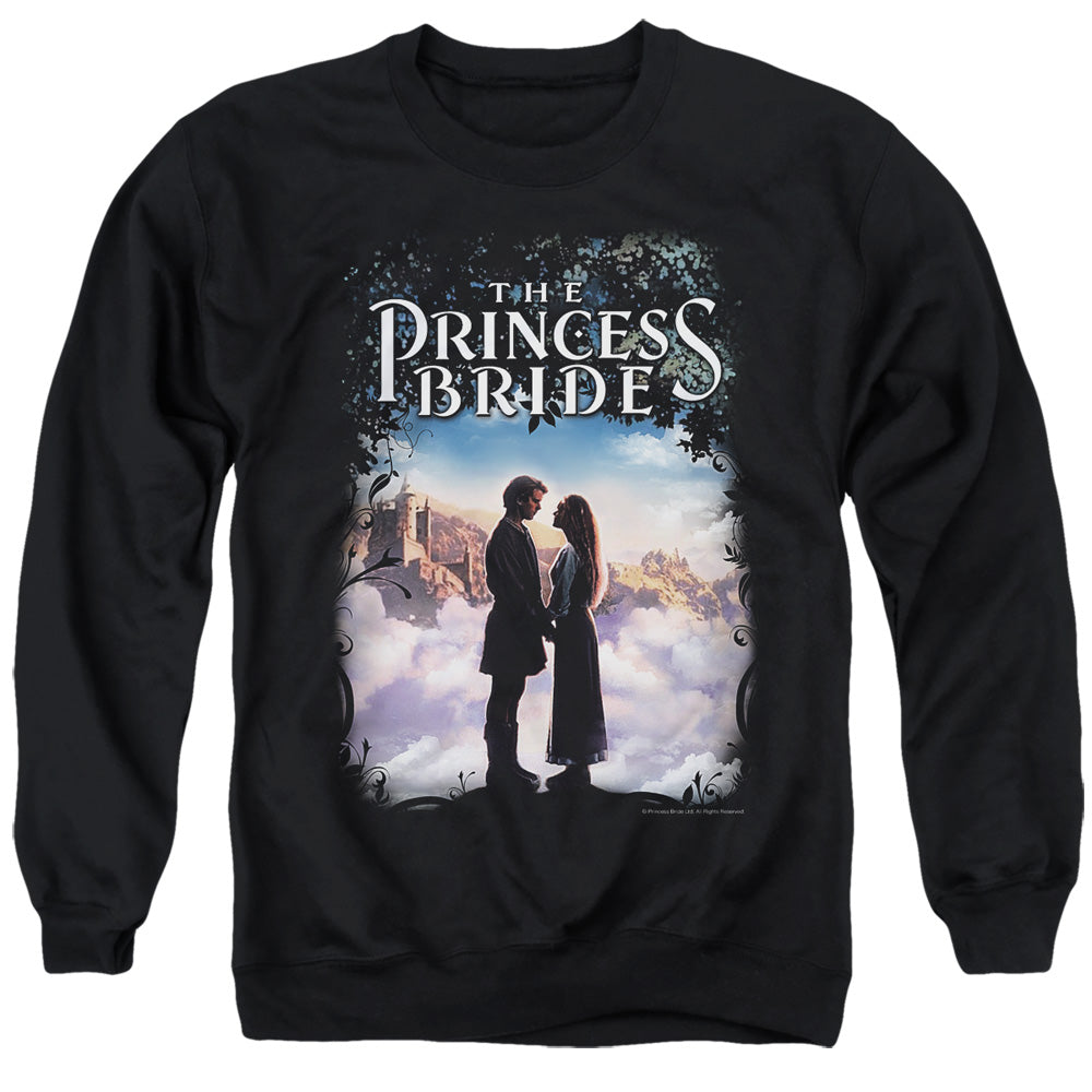 Princess Bride Storybook Love Mens Crewneck Sweatshirt Black Officially Licensed