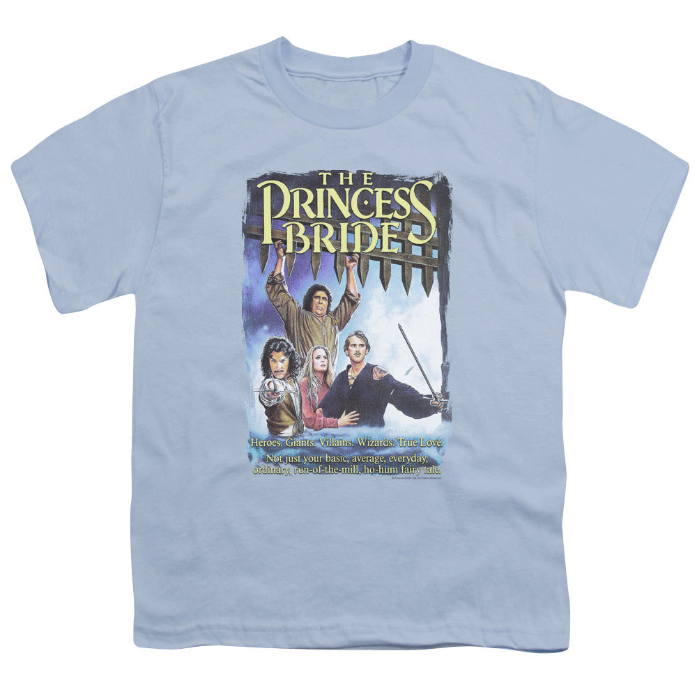 The Princess Bride Alt Poster Kids Youth T Shirt Light Blue Officially Licensed