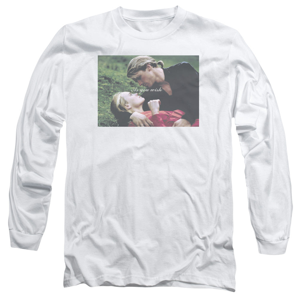 The Princess Bride As You Wish Mens Long Sleeve Shirt White Officially Licensed