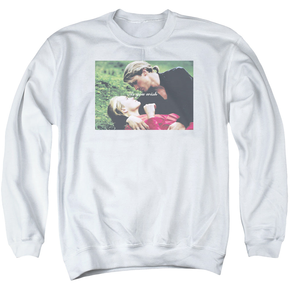 The Princess Bride As You Wish Mens Crewneck Sweatshirt White Officially Licensed