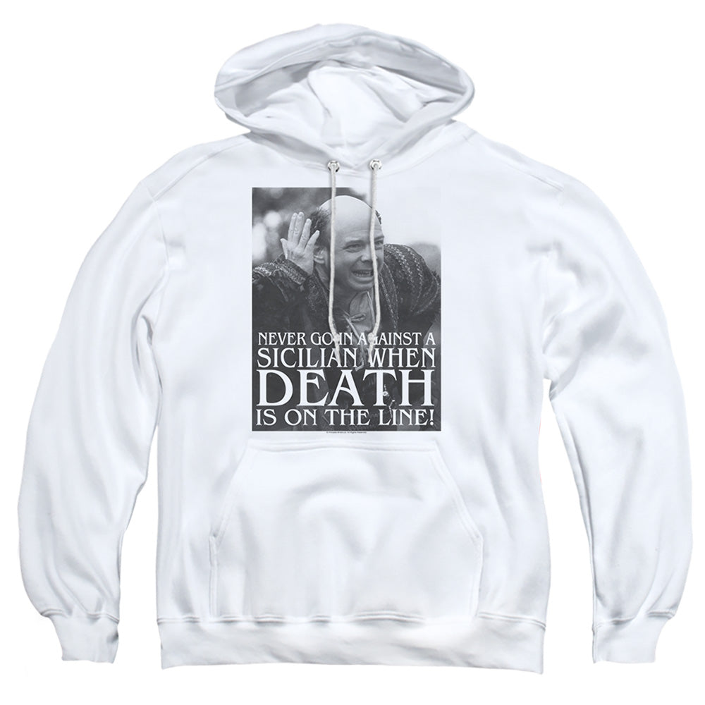 Princess Bride Sicilian Mens Hoodie White Officially Licensed