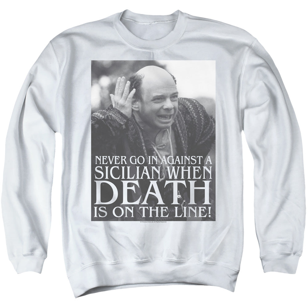 Princess Bride Sicilian Mens Crewneck Sweatshirt White Officially Licensed
