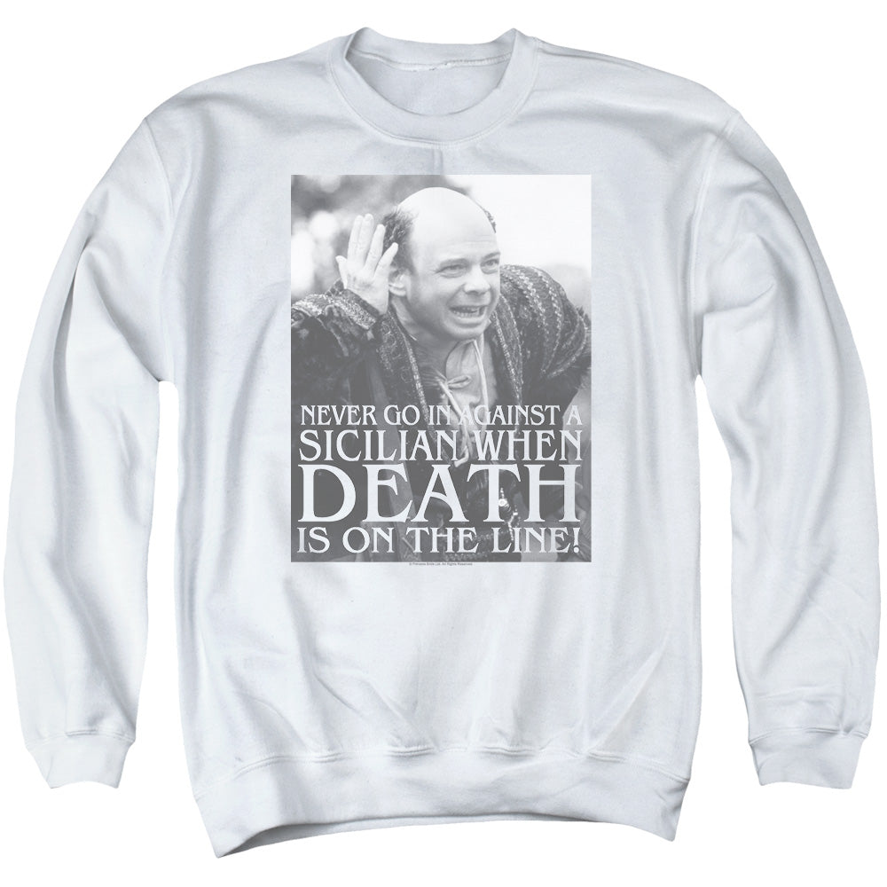 The Princess Bride Sicilian Mens Crewneck Sweatshirt White Officially Licensed