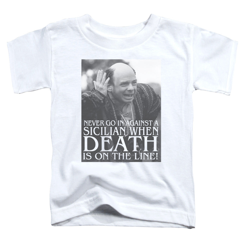 The Princess Bride Sicilian Toddler Kids Youth T Shirt White Officially Licensed