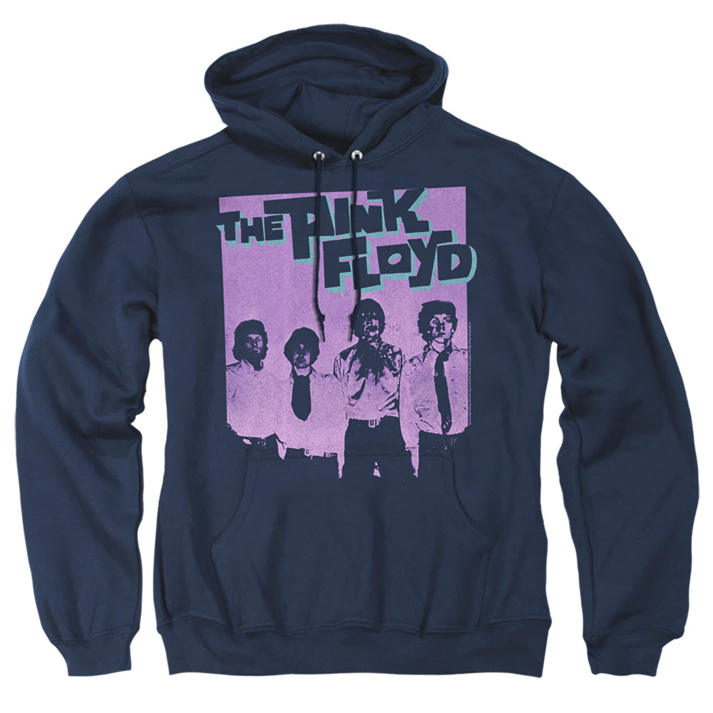 Pink Floyd Paint Box Mens Hoodie Navy Officially Licensed