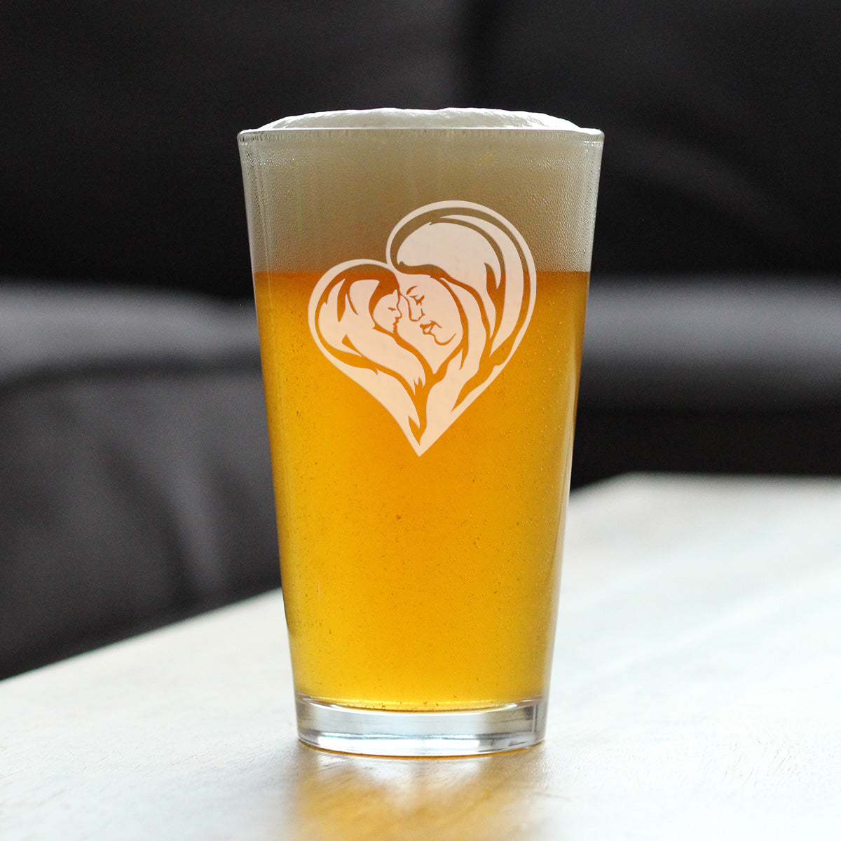Mother's Love - 16 Ounce Pint Glass