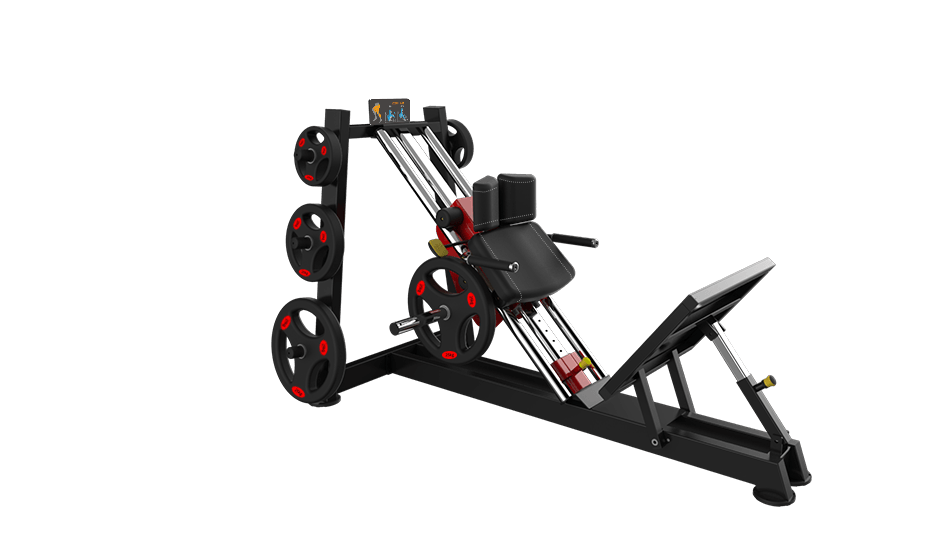 Power Leverage V2 Hack Squat / Calf Raise - Muscle D Fitness