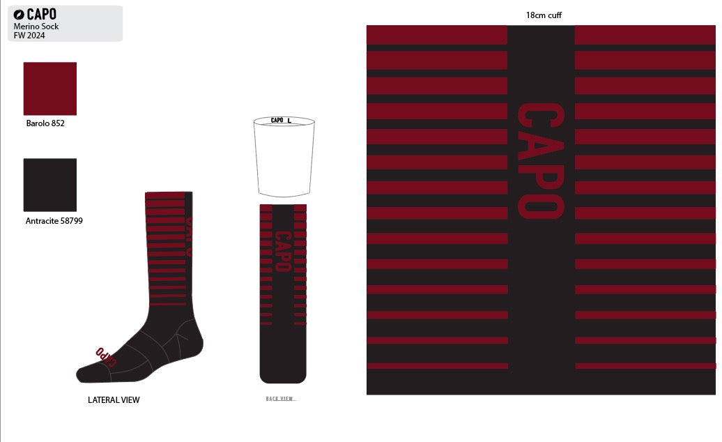 Euro Winter Wool 18cm Sock