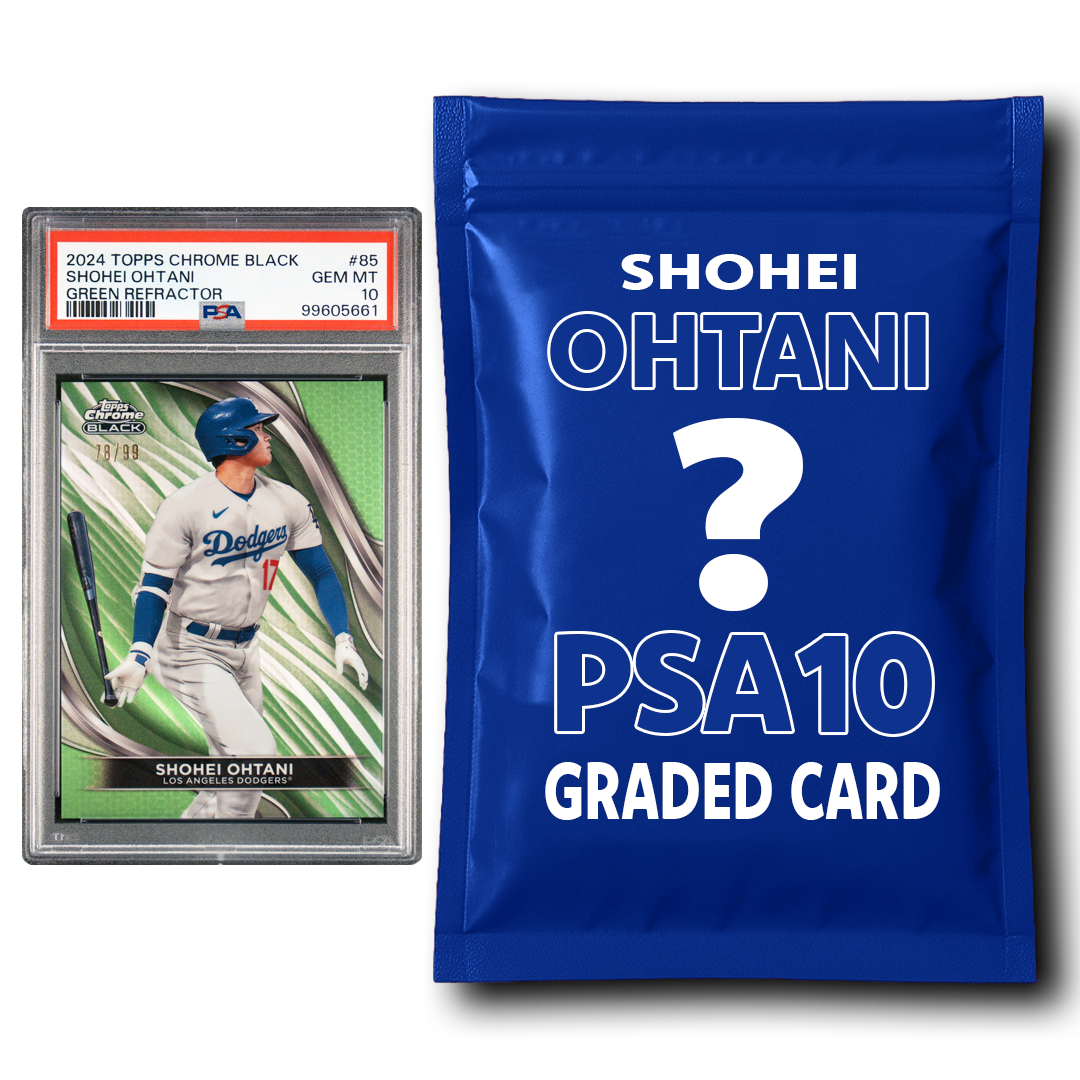 Shohei Ohtani PSA 10 Graded Los Angeles Dodgers Baseball Card Mystery Pack
