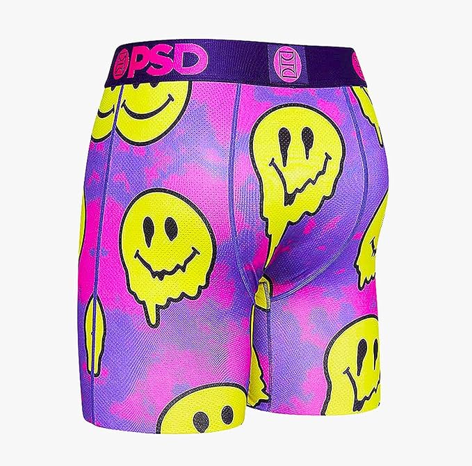 PSD Men's Smiley Dripped Boxer Shorts (X-Large)