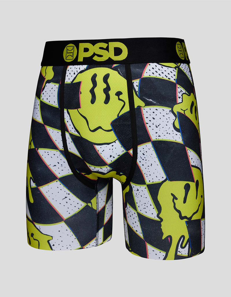 PSD Men's Warped Smile Check Boxer Shorts (M, L)