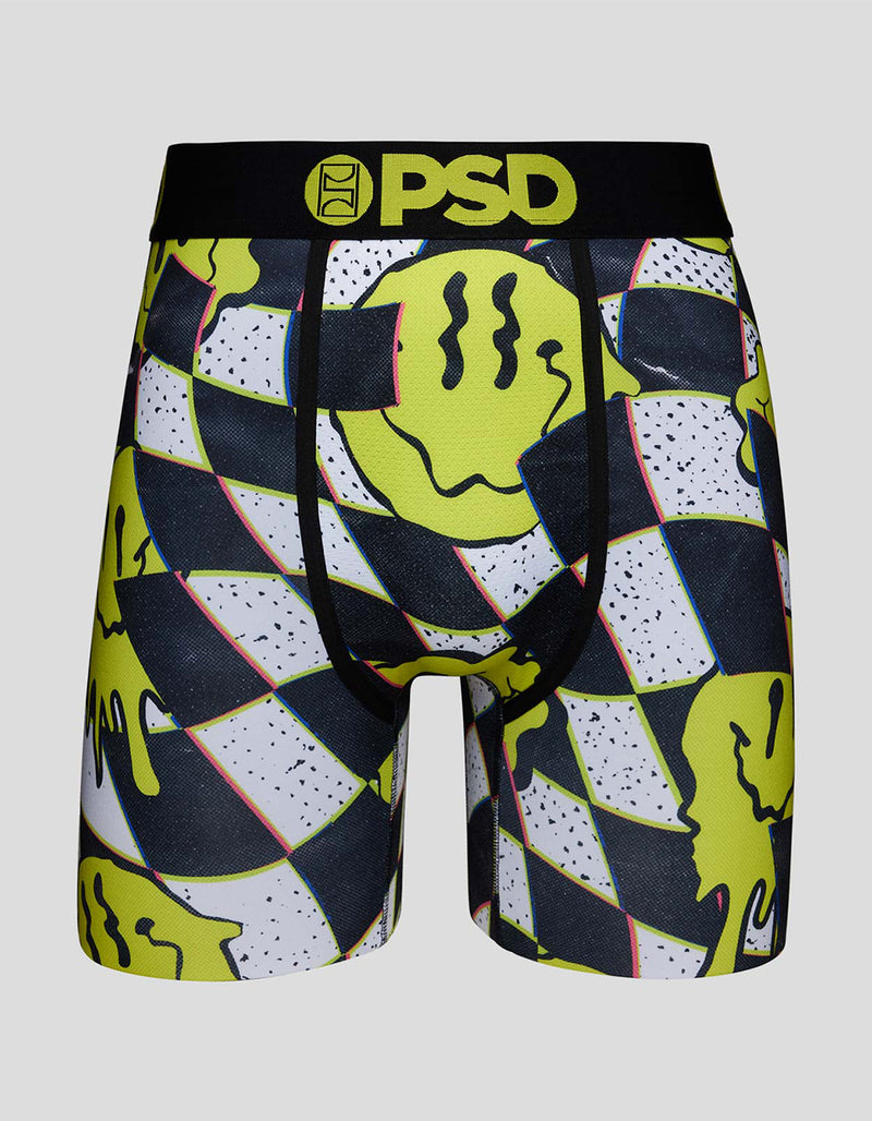 PSD Men's Warped Smile Check Boxer Shorts (M, L)