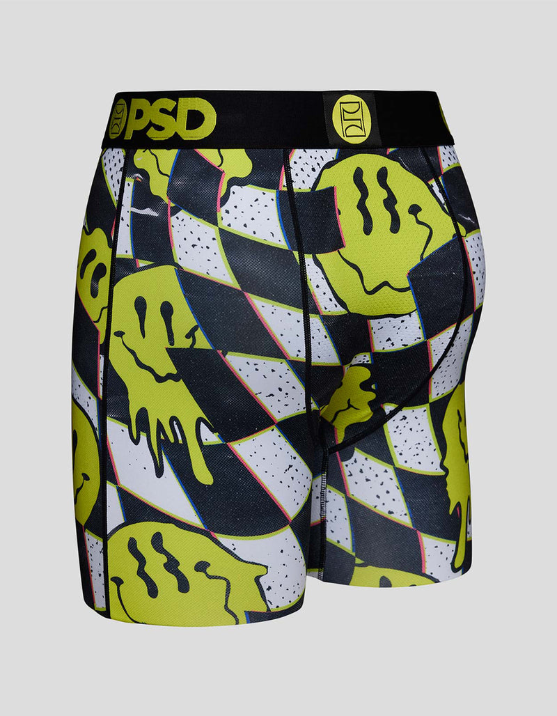 PSD Men's Warped Smile Check Boxer Shorts (M, L)