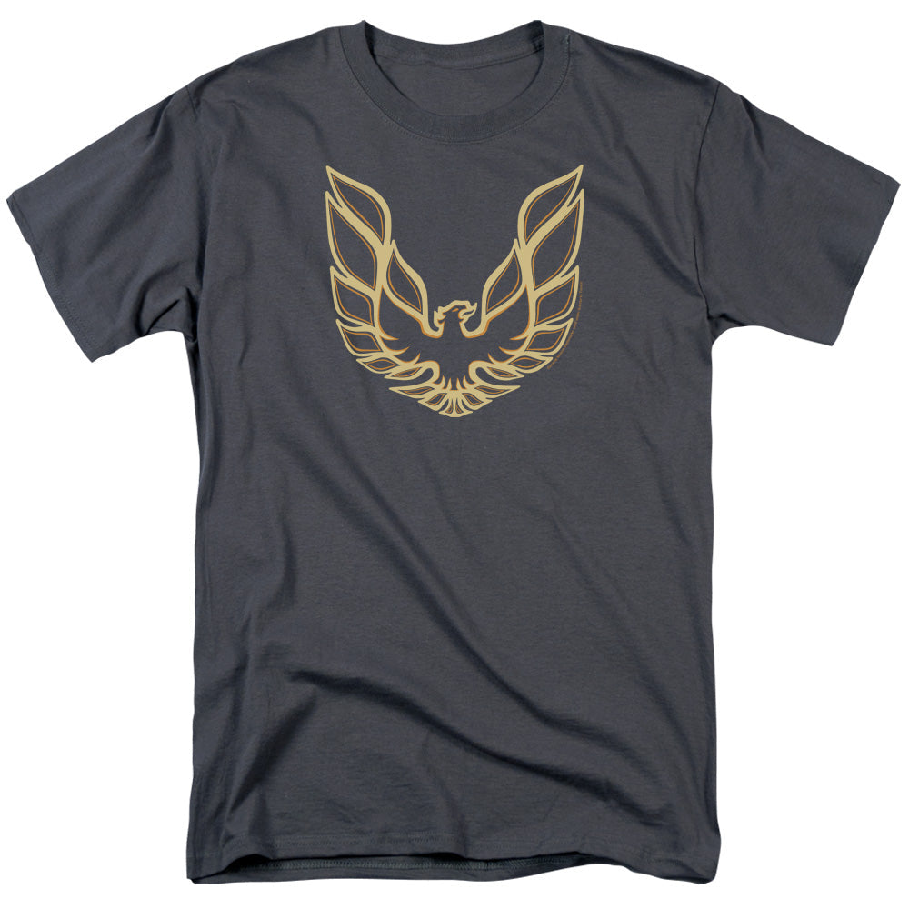 Pontiac Iconic Firebird Mens T Shirt Charcoal Officially Licensed