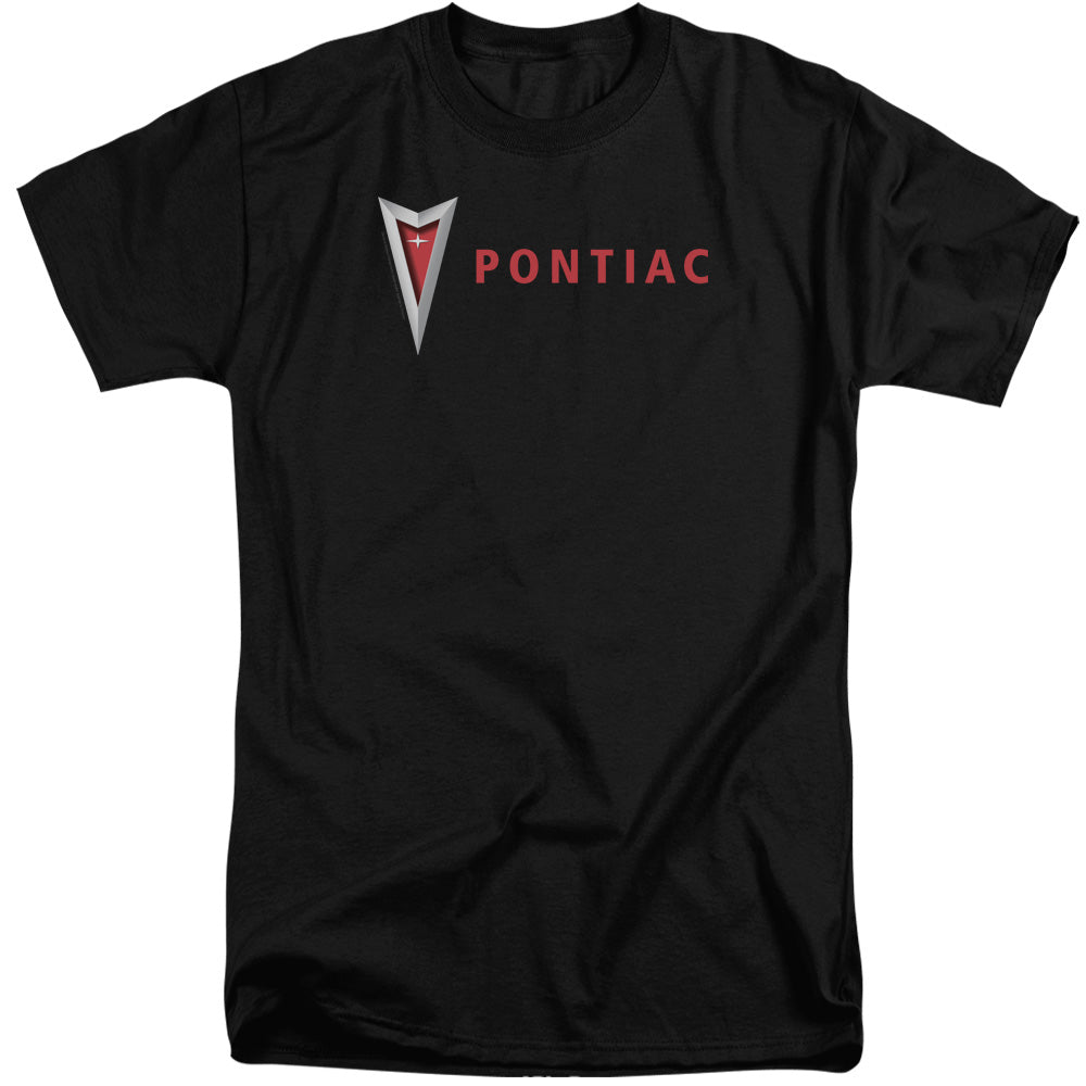 Pontiac Modern Pontiac Arrowhead Mens Tall T Shirt Black Officially Licensed