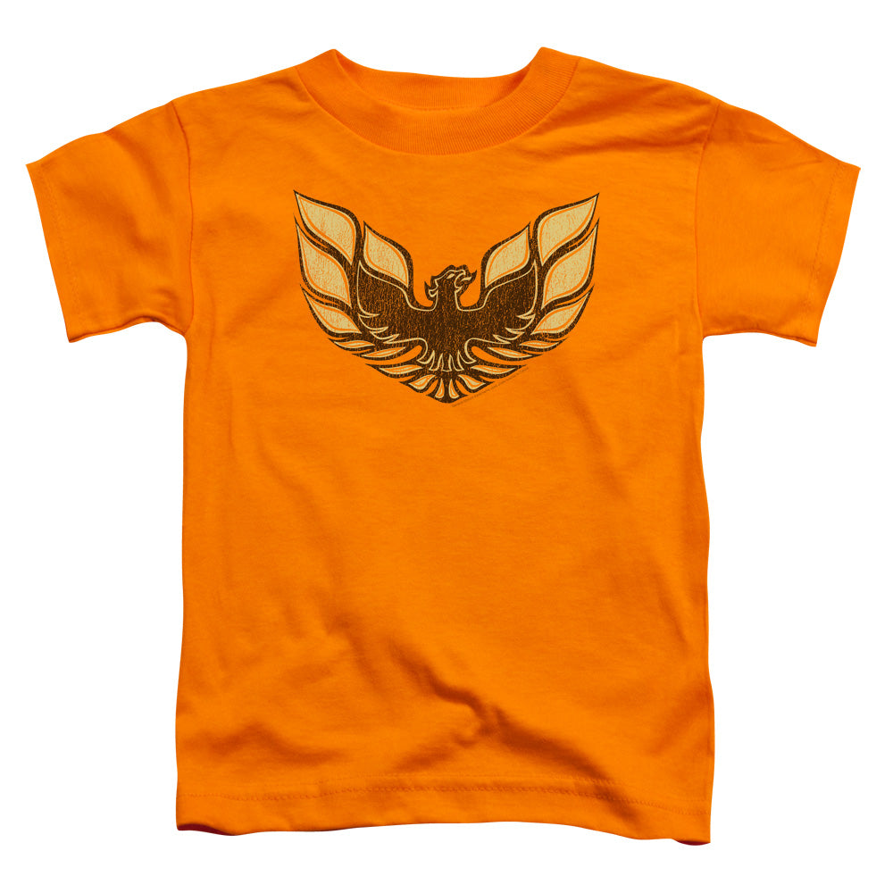 Pontiac Ross 1975 Bird Toddler Kids Youth T Shirt Orange