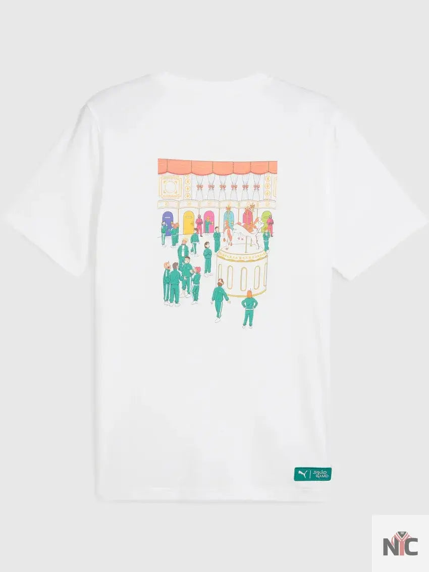 PUMA x Squid Game Graphic White T-Shirt