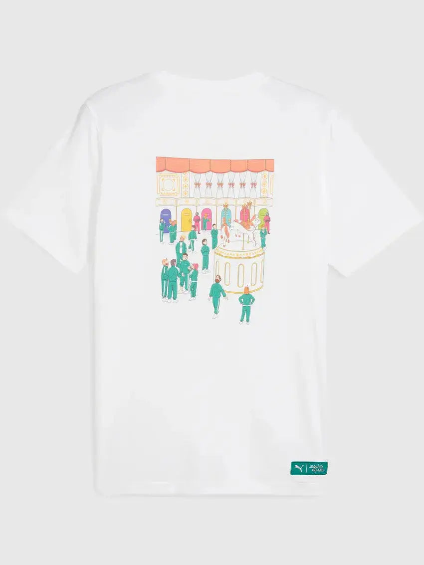 PUMA x Squid Game Graphic White T-Shirt