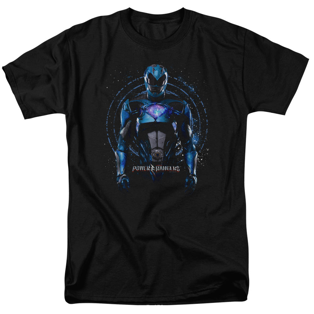 Power Rangers Blue Ranger Mens T Shirt Black Officially Licensed