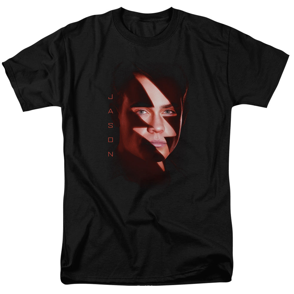 Power Rangers Jason Bolt Mens T Shirt Black Officially Licensed