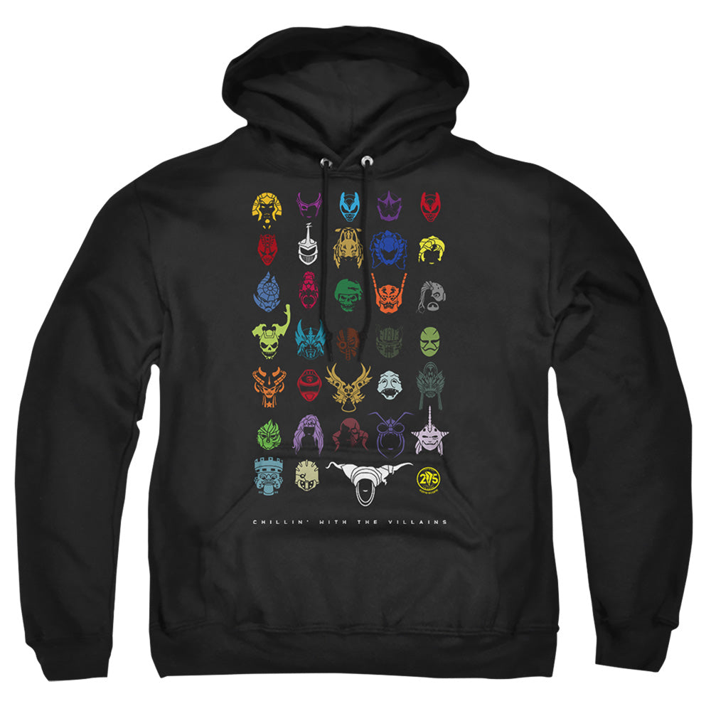 Power Rangers Villians Mens Hoodie Black Officially Licensed