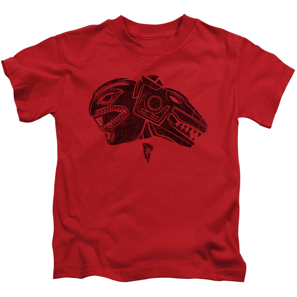 Power Rangers Red Juvenile Kids Youth T Shirt Red Officially Licensed