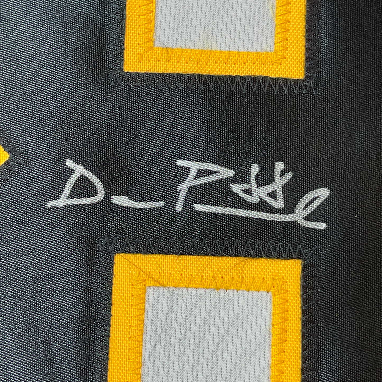 Framed Autographed/Signed David Pastrnak 35x39 Boston White Hockey Jersey PSA/DNA COA