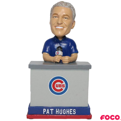 Pat Hughes Chicago Cubs 2016 World Series Talking Bobblehead