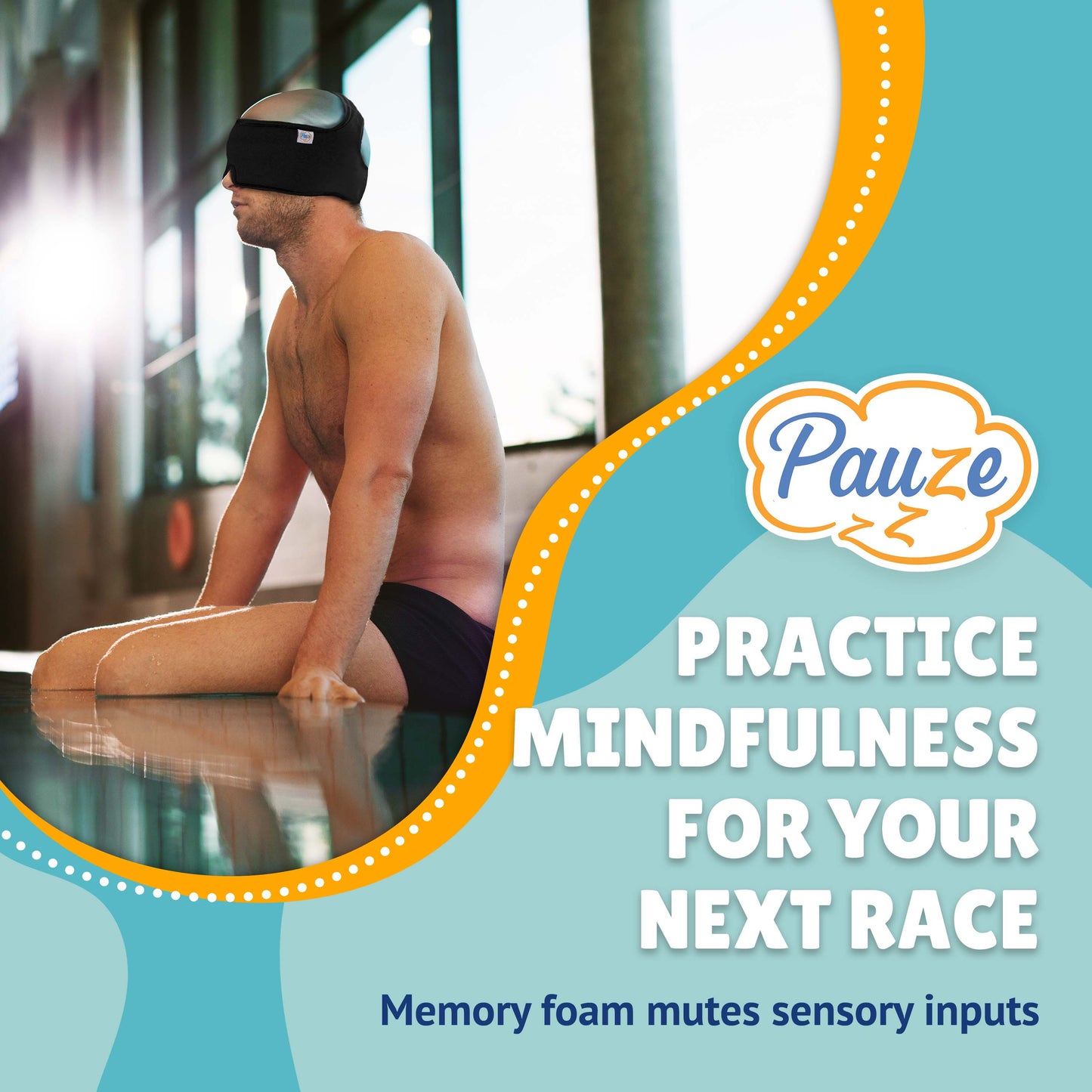 Pauze Comfortable Sleep Mask with Free Yoga Nidra Meditation