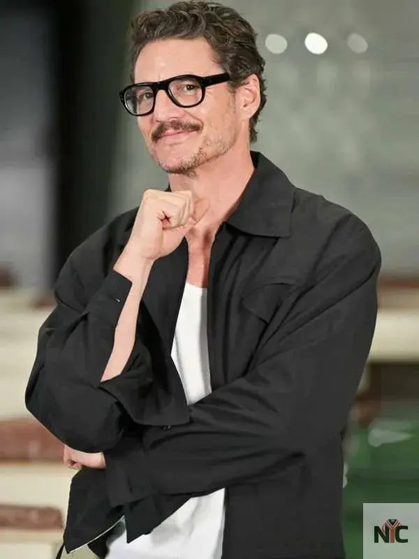 Pedro Pascal The Fantastic Four First Steps Black Jacket