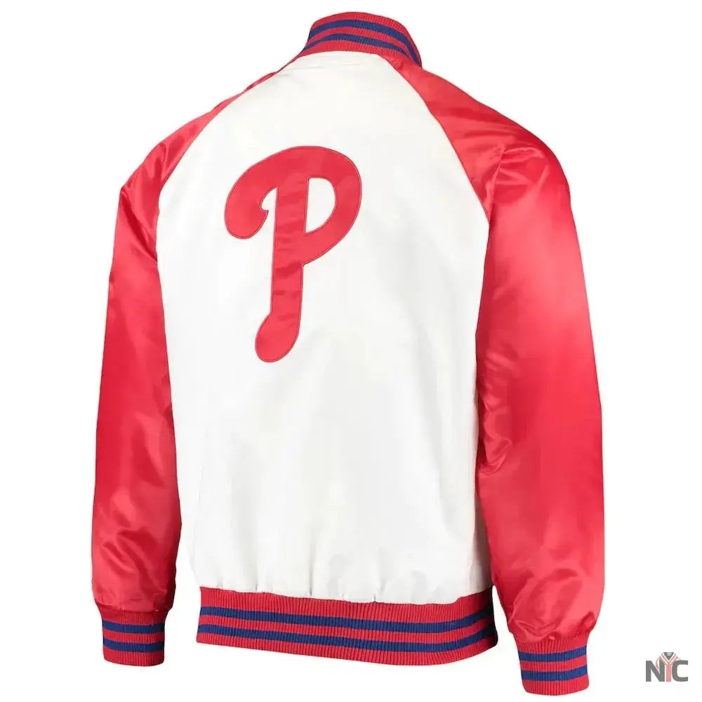 Philadelphia Phillies Clean-Up Hitter Satin Jacket