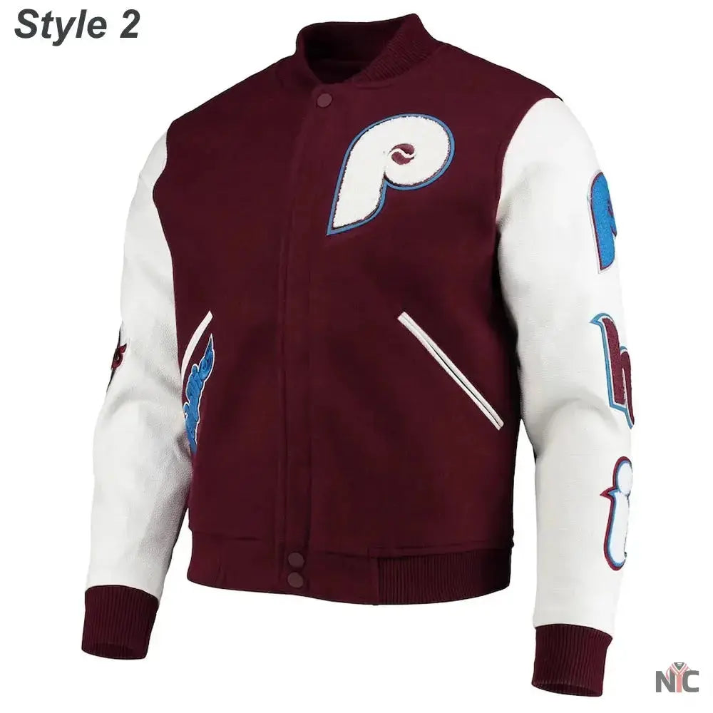 Philadelphia Phillies Letterman Varsity Jacket