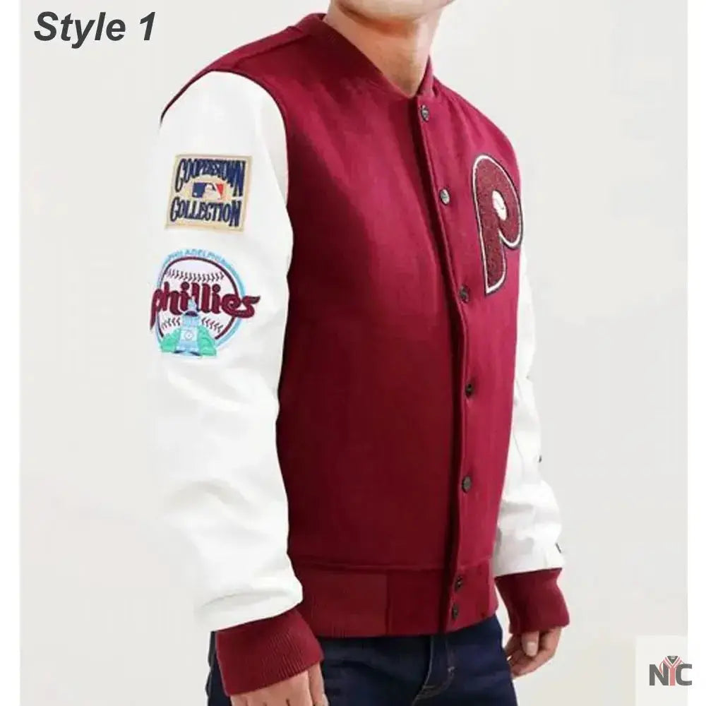 Philadelphia Phillies Letterman Varsity Jacket