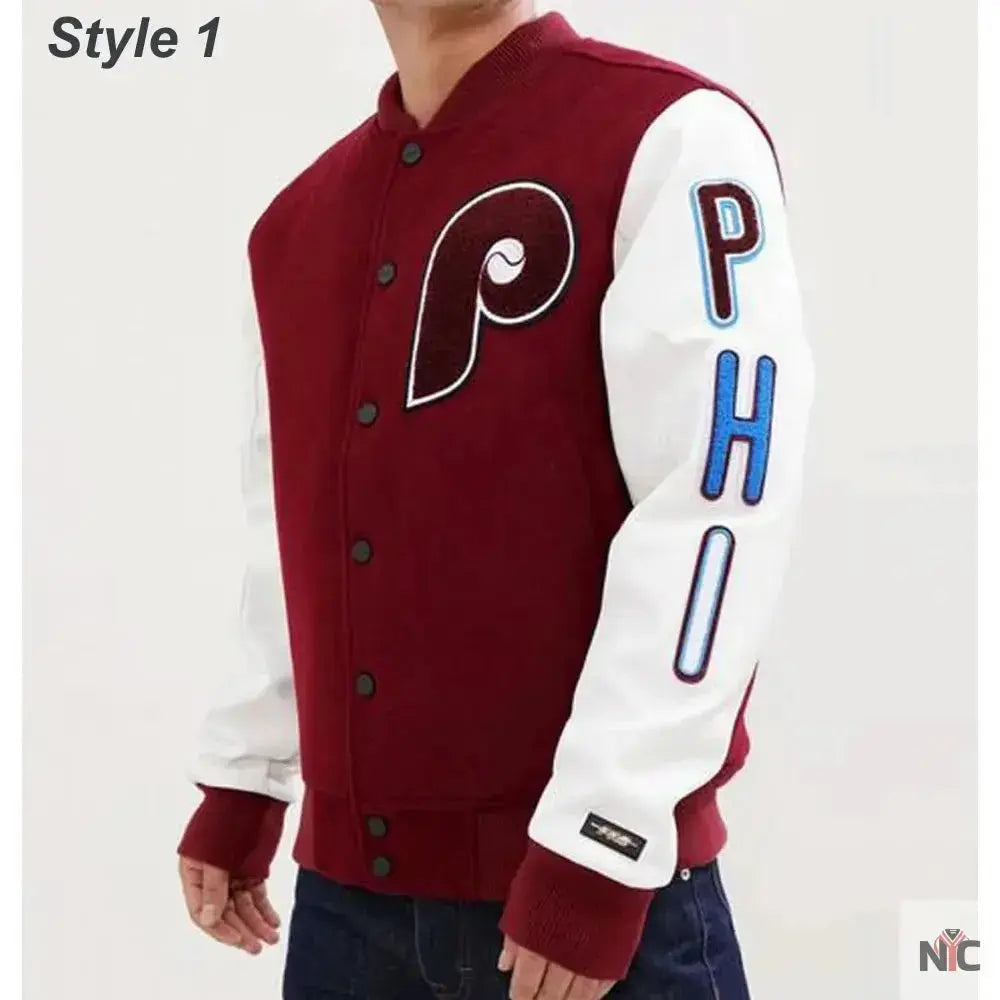 Philadelphia Phillies Letterman Varsity Jacket