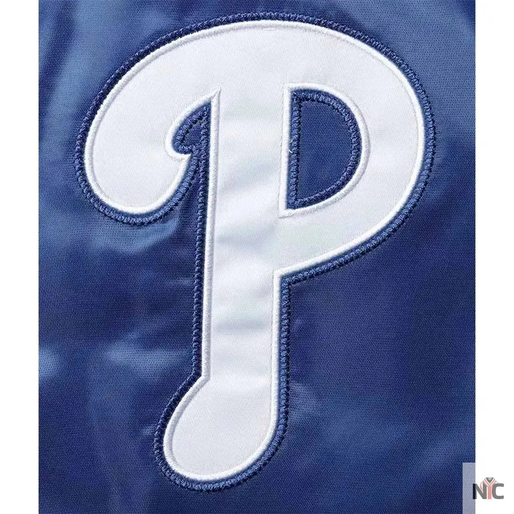 Philadelphia Phillies The Diamond Royal Satin Jacket