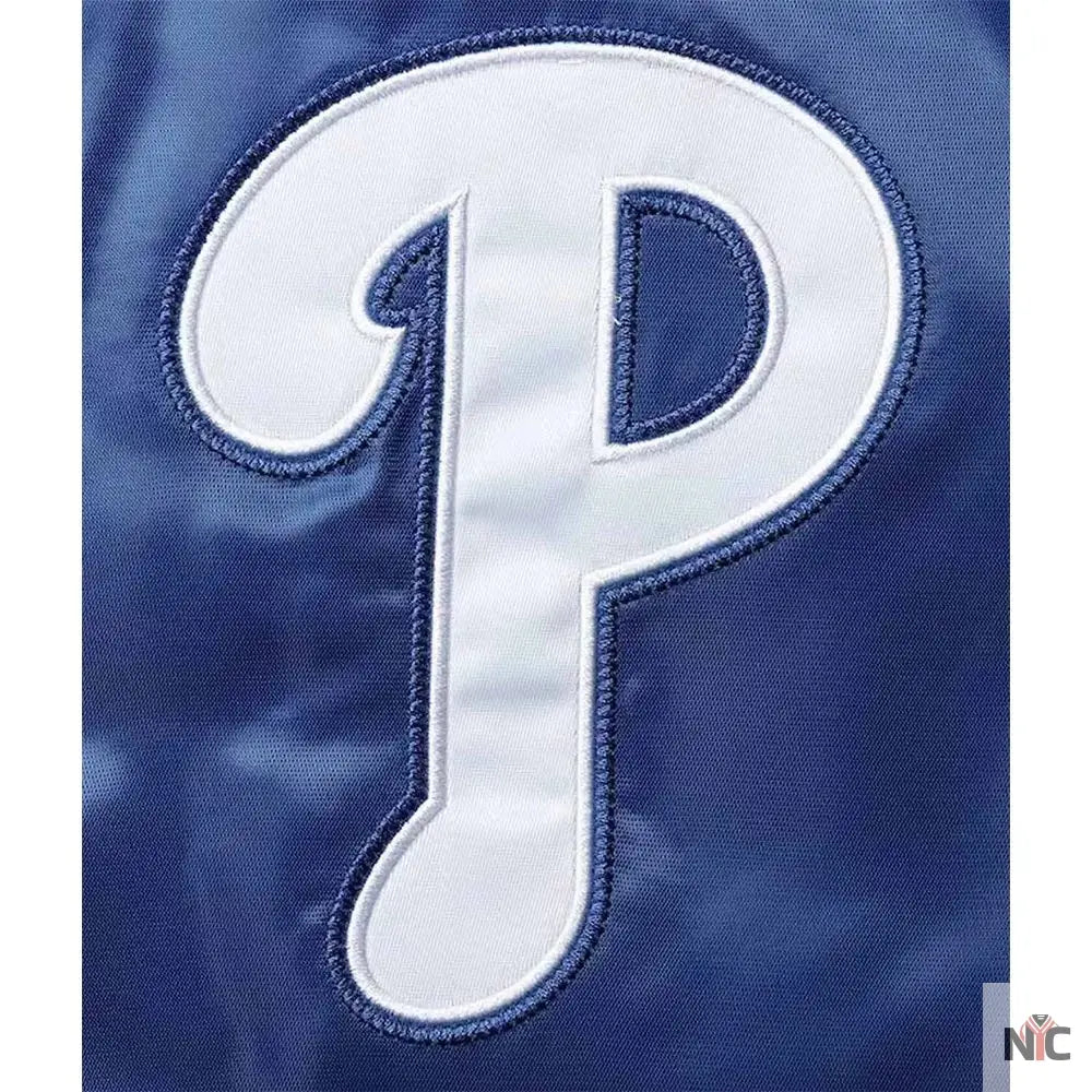 Philadelphia Phillies The Diamond Royal Satin Jacket