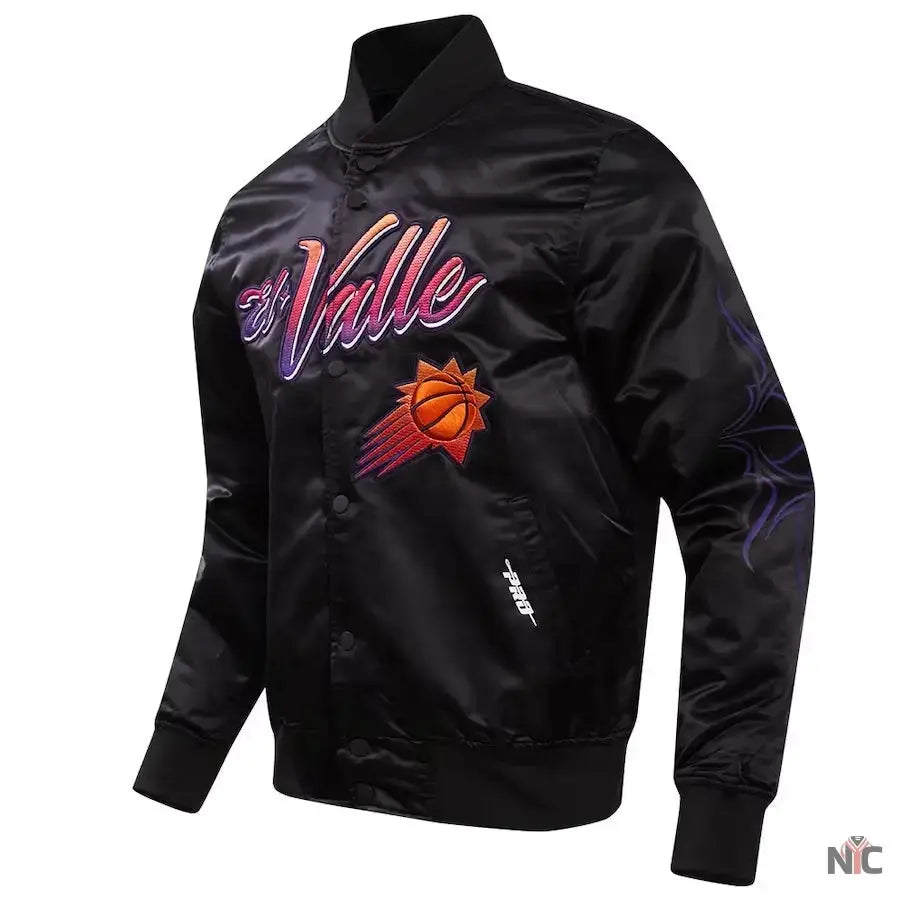 Phoenix Suns 2024 City Edition Satin Full-Snap Jacket