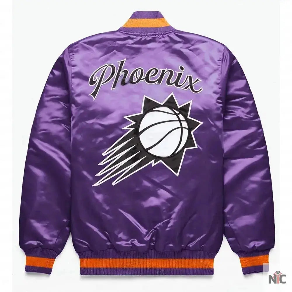 Phoenix Suns Exclusive Purple Satin Jacket