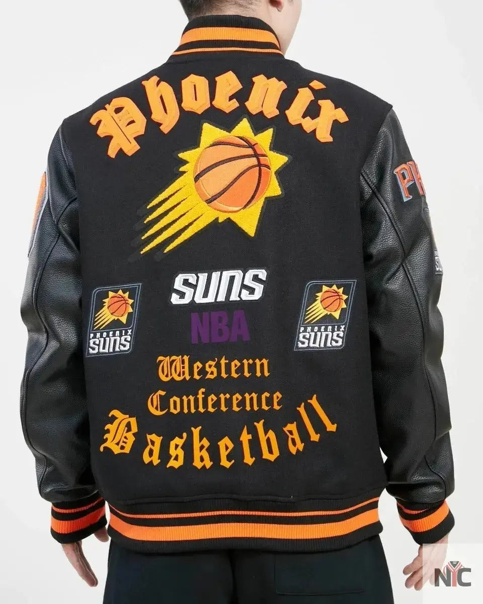 Phoenix Suns Old English Logo Varsity Jacket