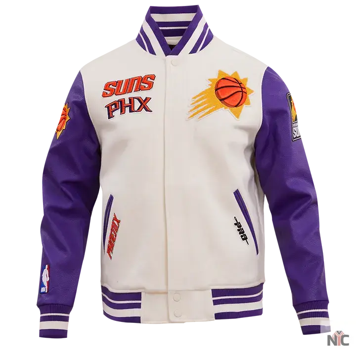 Phoenix Suns Retro Classic Rib Wool Varsity Jacket