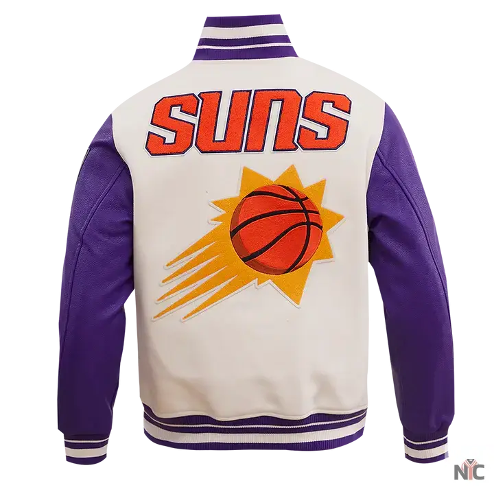 Phoenix Suns Retro Classic Rib Wool Varsity Jacket