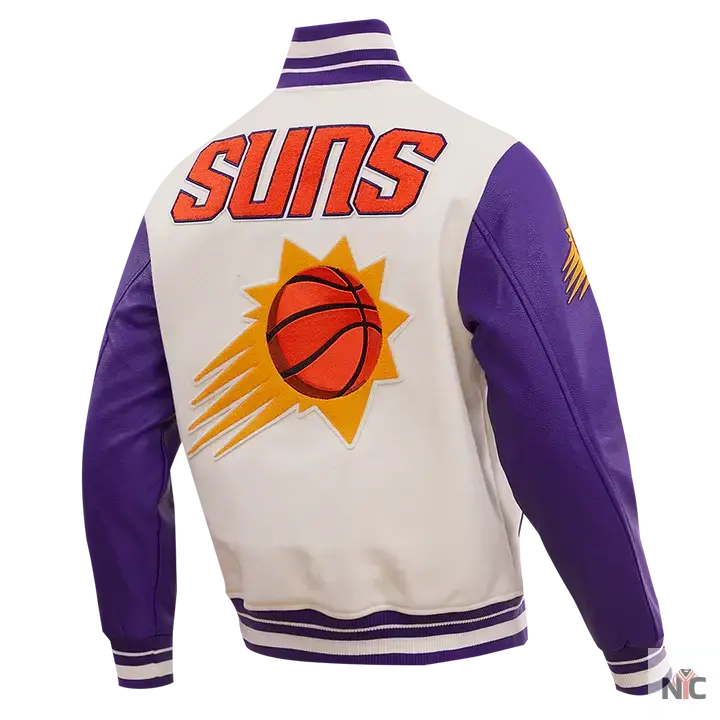 Phoenix Suns Retro Classic Rib Wool Varsity Jacket