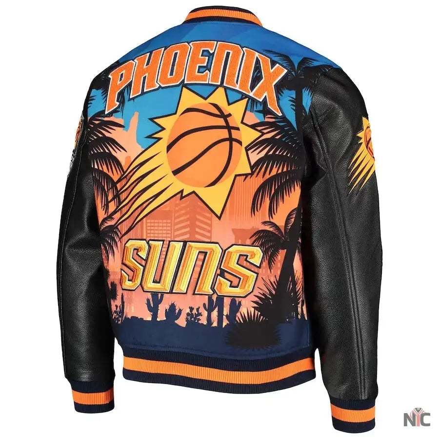 Phoenix Suns Team Remix Varsity Full-Zip Jacket
