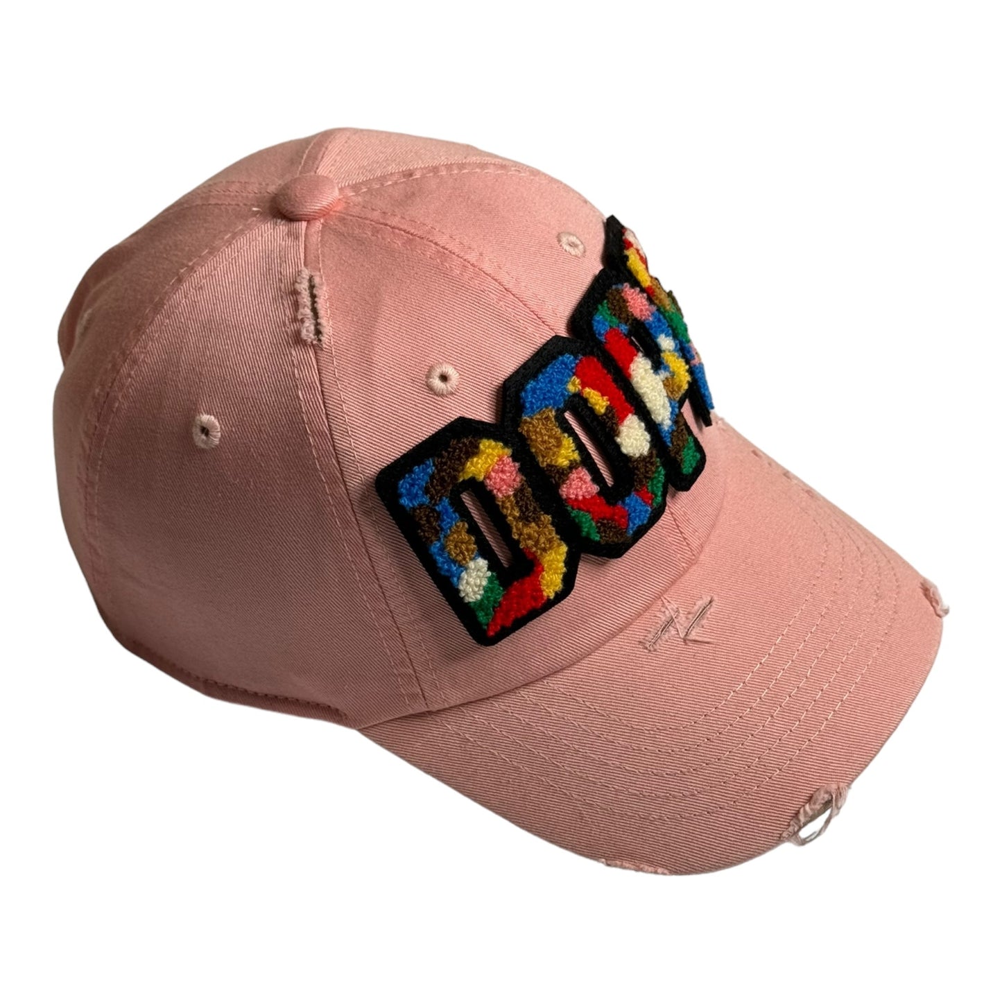 Camo Dope Dad Distressed Vintage Adjustable Baseball Hat