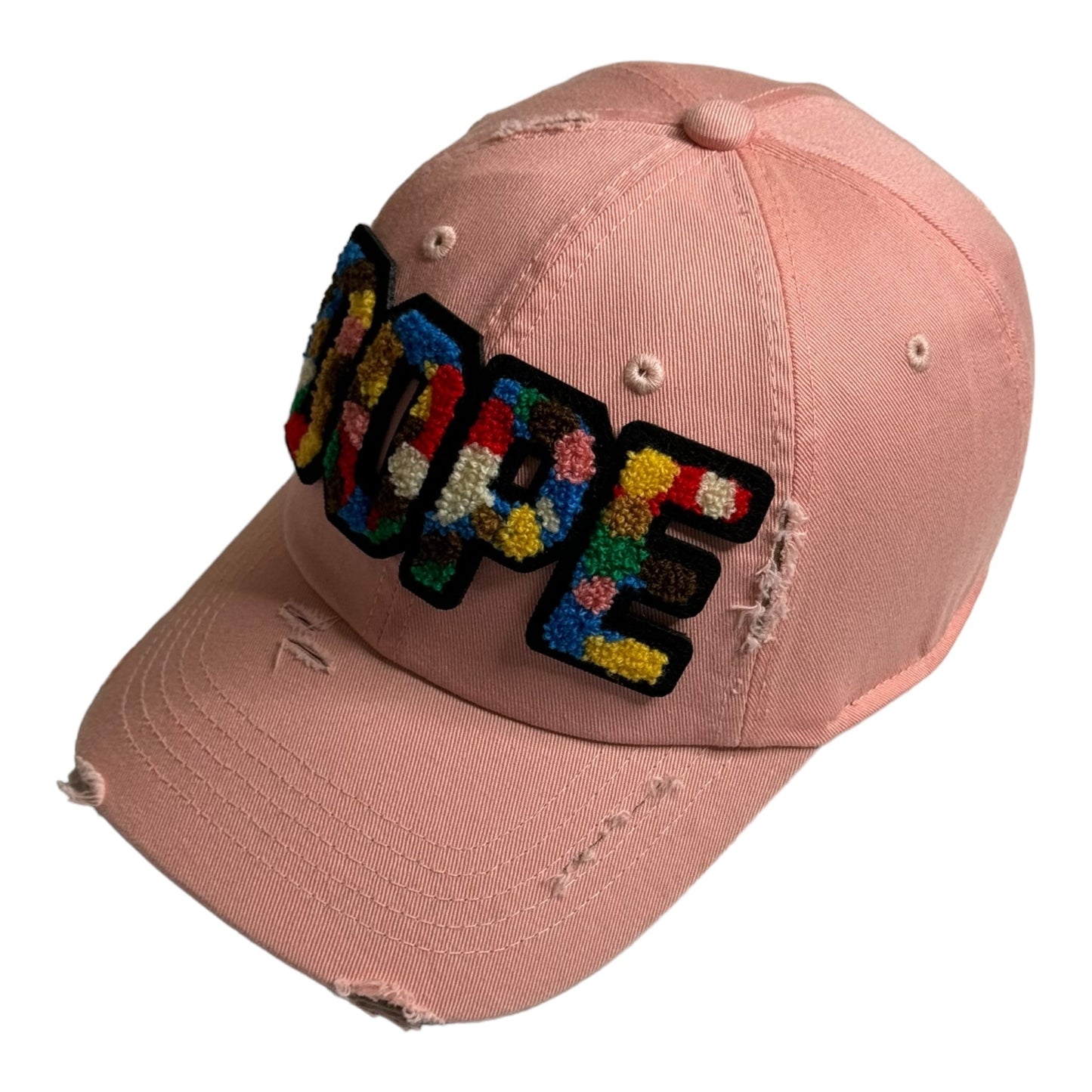 Camo Dope Dad Distressed Vintage Adjustable Baseball Hat